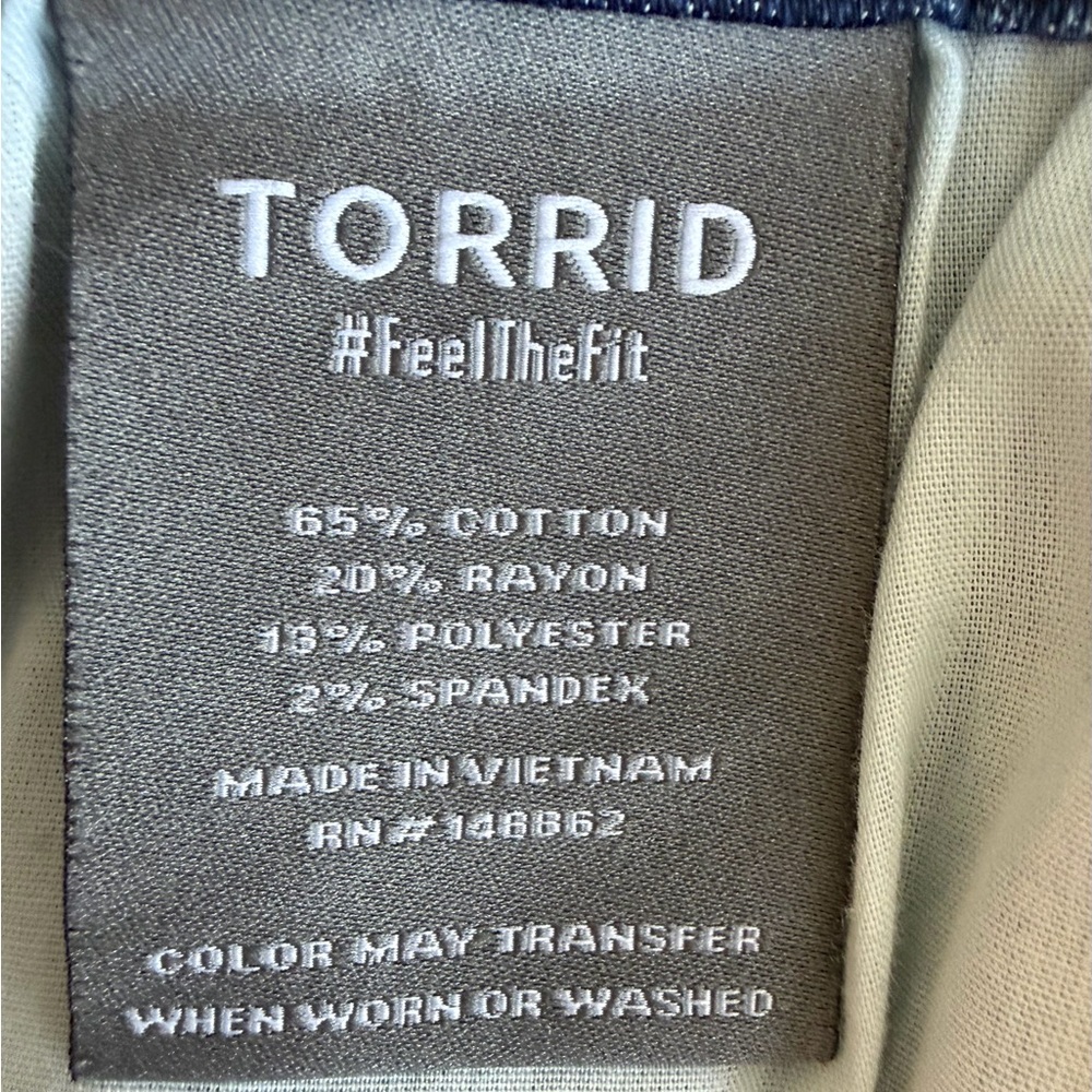 TORRID Super Soft Jeggings 20R High Rise Skinny Stretch Dark Wash Denim Jeans - Picture 12 of 16